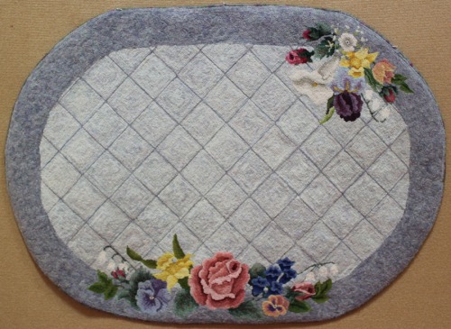 Delux Grandmothers Rug hooked by Marina Palo